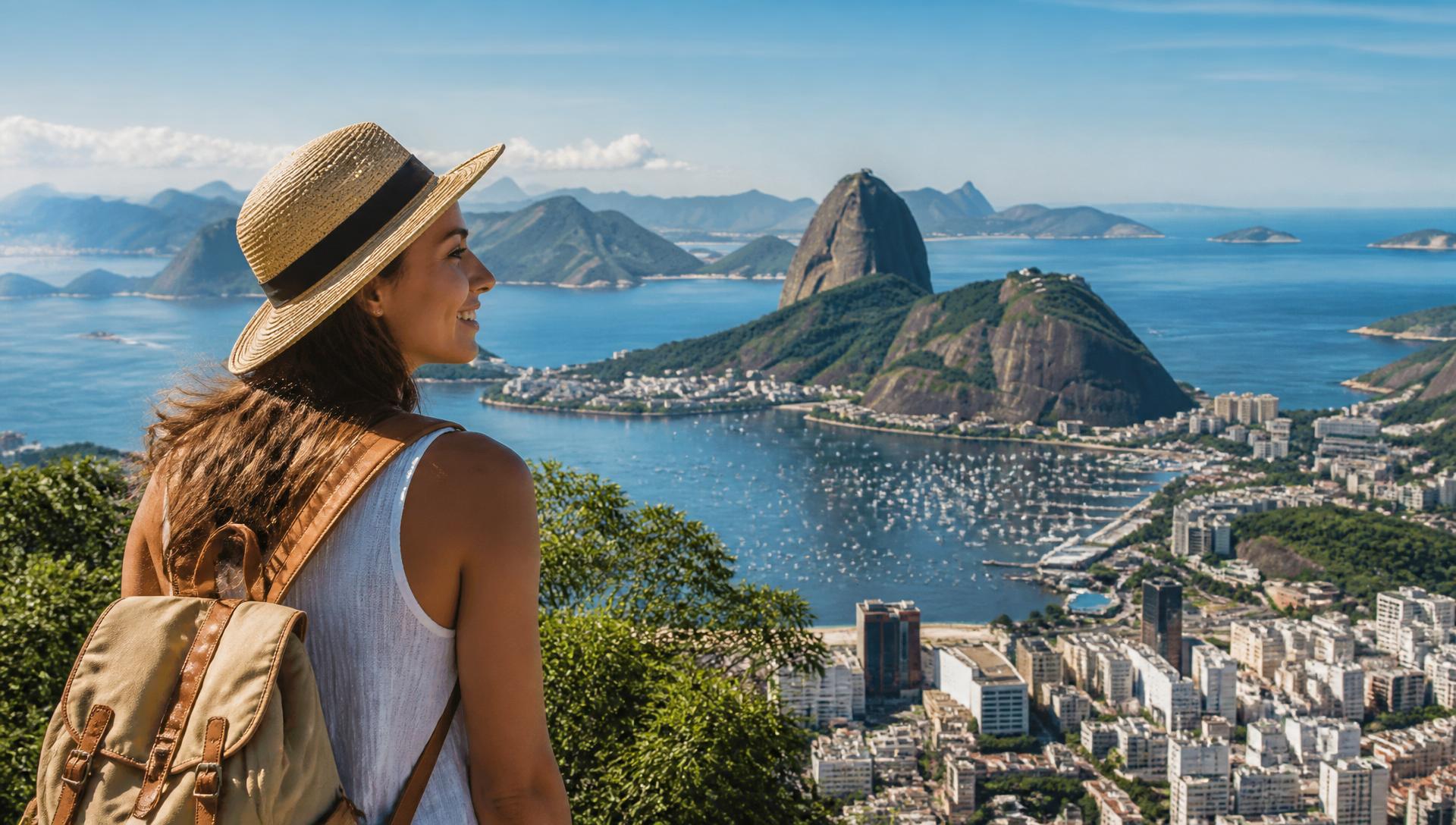 Vista do Pão de Açúcar no Rio de Janeiro